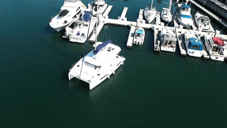 yachts docking