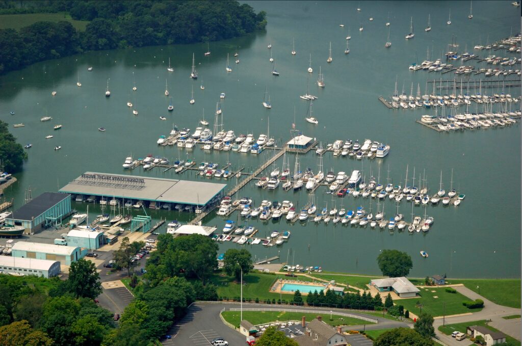 Georgetown yacht basin, off the hook yachts, maryland, georgetown maryland, yacht basin, boat storage, dry storage, local marina, boat services